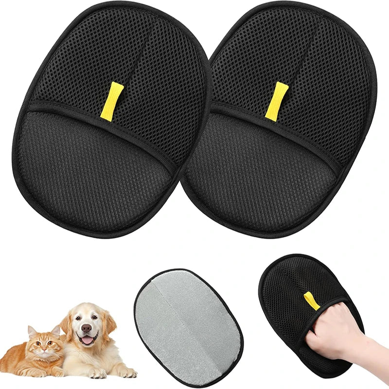 Guante Quitapelos para Mascotas — Limpia Pelo de Perros y Gatos