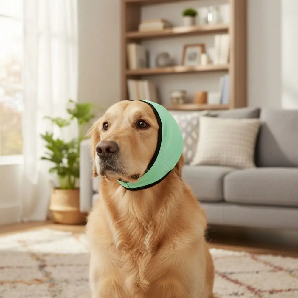 Protector Calmante de Oídos para Perros – Reduce Ruido y Estrés